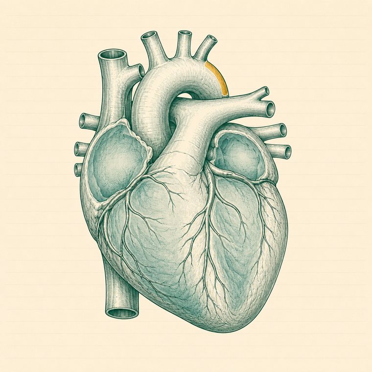 Anatomical illustration for Cardiac and paediatric cardiac