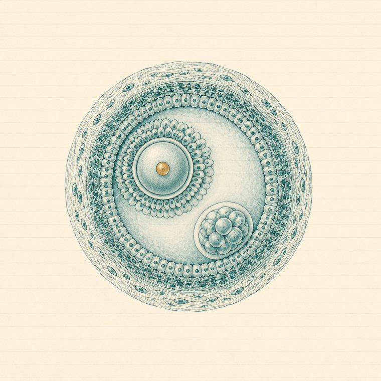 Anatomical illustration for Fertility and IVF
