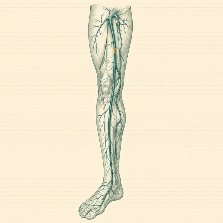 Anatomical illustration for Vascular surgery